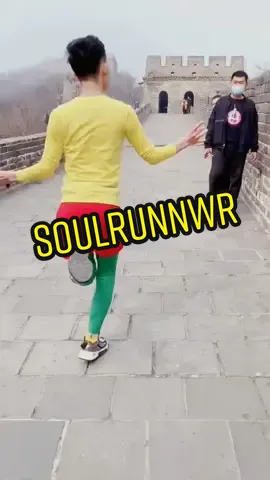 On the great wall🦋🦋🦋😂😂😂#soulrunner #funny #laugh #foryou #tiktok