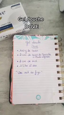 Gel douche maison DOVE ! Cette odeur... j'adooooore 😍😍 #faitmaison #peauxsensibles #ecolo