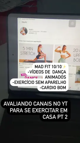 Parte 2 dicas de canais de treino no YT. #mulheresquetreinam #Fitness #emagrecimento #dietaprasecar #fyp #fy #viral #treinoemcasa_ #dicadetreino #f