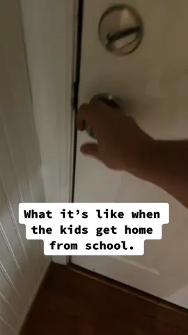 What it’s like when the monsters get home from school...