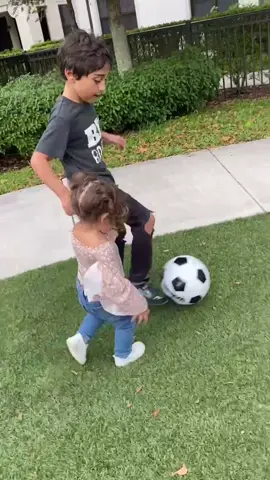 Such a good sport!!! No babies were harmed in this video #fyp #Soccer #babygirl #foryoupage #babies