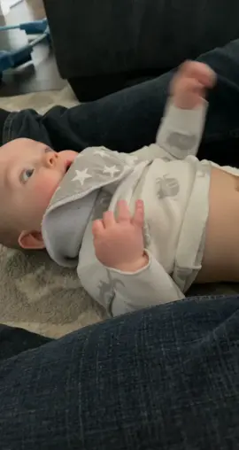 He gets soooo excited over the ceiling!! #8monthsoldbaby #fyp