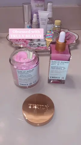 Loving my Buns of Glory 🍑💞🦄💜 kit by @trulybeauty #trulybeauty #skincare #SelfCare #pink #fyp #foryoupage #spring #selflove #beauty