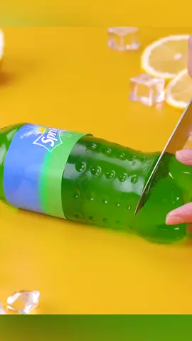 Transform a bottle of Sprite to jelly in Sprite bottle shape #foryou#fyp#LearnOnTikTok#foryoupage