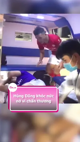Hùng Dũng khóc nức nở vì chấn thương, Hoàng Thịnh liên tục nói ‘anh xin lỗi’ vì đá gãy chân Dũng #tiinnews #tiktoknews #hungdung