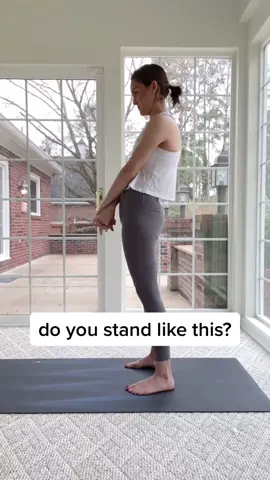 do you stand like this?? 😳 #LearnOnTikTok #yoga101 #yogaforbeginners #posturecheck #fyp #posturecorrection #yogatips #yogatipsforbeginners