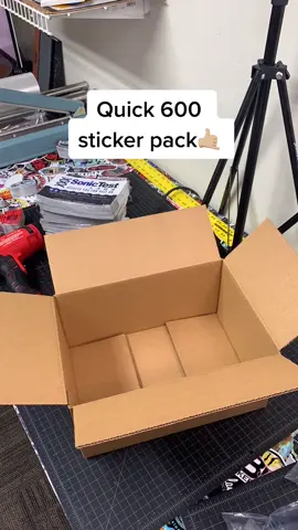 Quick pack.  #packingorders #orders #customstickers #SmallBusiness #fyp