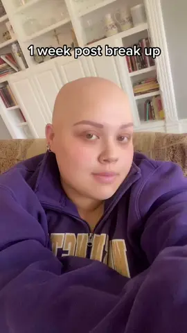 still not okay, but i’ll be okay :) #breakup #breakupglowup #PlantersTrickShot #DontSweatIt #BiggerIsBetter #baldgirl #plussize #midsize #baldiechi