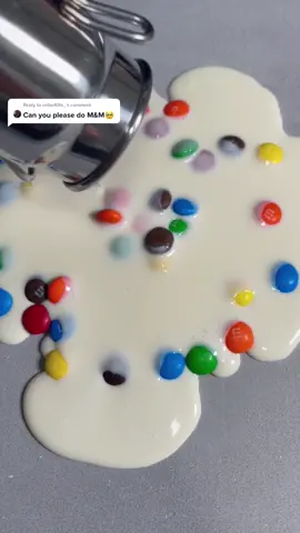 Reply to @uribe4life_ Y’all wanted M&M’s!!! What’s next?? Follow to see more rolled ice cream flavors! #Foodie #xyzbca #rolledicecream #m&m #fyp
