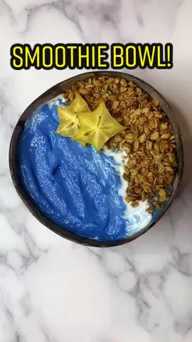 Ocean inspired smoothie bowl! 🌊🌴 #smoothie #ocean #EasyRecipe #blue #spirulina #healthyrecipes #foodtiktok