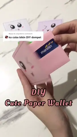 Reply to @selynkm bikin dompet lucuuu😍#DIY #diyrita #fyp #foryou #foryourpage #samasamabelajar #paperwallet #tutorial #xyzbca #fypシ