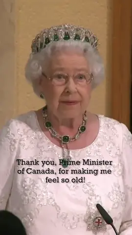 She's so funny! 😂#thequeen#royalfamily#justintrudeau