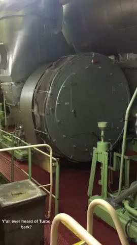 And yes that is a very large turbo #shiptok #suez #boat #boatlife #machinest #turbo #turbochad