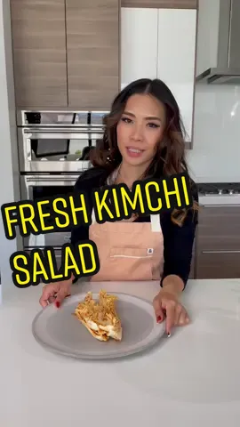 Fresh Kimchi salad - Geotjeori #kimchi #koreantiktok #kimchisalad #foodtiktok #koreanfood