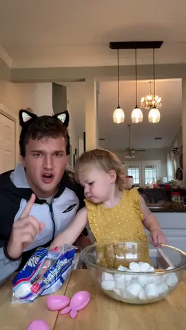 Marleigh and me making rice crispy treats (cameo from Mar’s dad at the end @tylergrant93) #baking #notreally