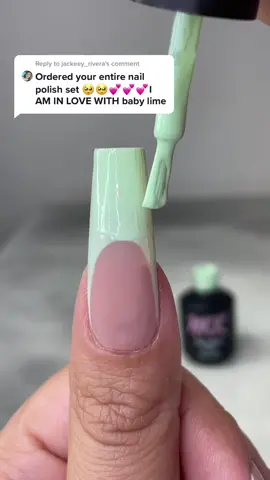 Reply to @jackeey_rivera baby lime ✨ #fyp #foryou #nails #nailtutorial #nailtech #nailvideos #nailart #acyrlicnails