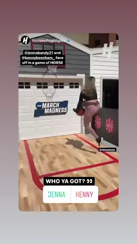 A little game of HORSE #MarchMadness