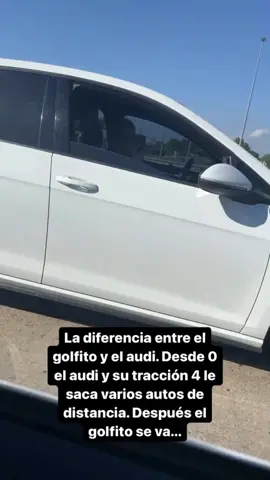 Audi A5 3.2 v6 VS Golf GTI MK7 Stage1 con bajada de turbo.