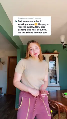Reply to @crochetdoula I’ll try to keep posting, but won’t be dancing ❤️