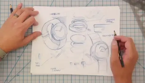 Sketch to reality: aggregate watches. #watches #sketching #idsketch #design #industrialdesign