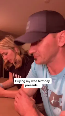 She buys her own bday presents now 😆 #husbandwife