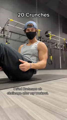 you guys told me to try @bretmanrock ab challenge and it def was killer #fyp