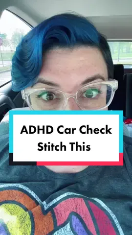 ADHD Car Check! #adhd #neurodivergent