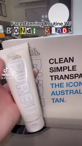 Um hello 🤩 @bondisands PURE Self Tanning Sleep Mask is becoming a new favourite of mine! #bondisandspure #getupandglow