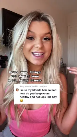 Reply to @luvlauren27 this definitely needs a part 2, but hope this helps! #blondehaircare #dryhairtips #blondehairtips #healthyblondehair #hairtips