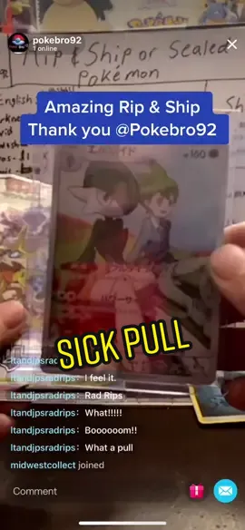 Amazing #pokemon Japanese Rip & Ship from @pokebro92.  Thank you!  #ltandjpsradrips #fyp #foryoupage #trending