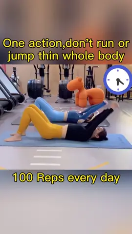 One action,don’t run or jump thin whole body#fyp #foryou #yogagirl #yogapose #yogalove #workout #homeyoga #thin