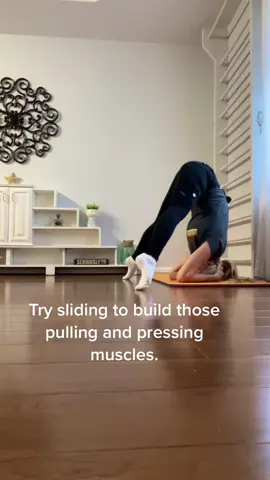 Pressing up drills! #headstand #yoga #sockworkout #inversion #Fitness #yogadrills