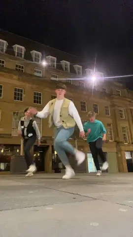 You know we had to hit this in town 🔥 #viral #fyp #british #northeast #newcastle #trending #uk #dance #trio #public #getmefamous #realdance