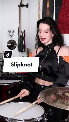 😈 IG: rajameissner #slipknot #fy #fyp #RayBanElevatorDance #foryoupage #femaledrummer #drummer #drummergirl #drums #drumcover #drum #drums #metal