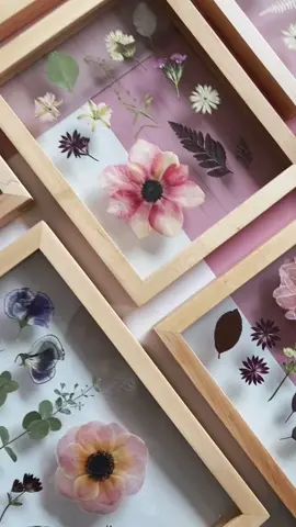 Flower frame tour 〰 #pressedflowers #smallbusinesstiktok #flowertok 💐