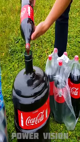 coca cola and giant balloon #cocacola #experiment