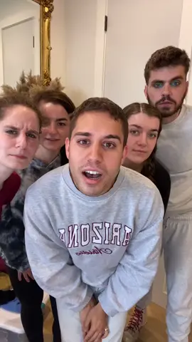 POV: A group of supportive friends hype you up #react #reaction #friends #cheer #laughreact #pov #JustAddBriskZero #fyp #foryou