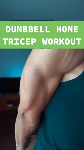 Get ready for MASSIVE TRICEPS 💪🏽 #tricepsworkout #tricepworkout #dumbbellworkout #dbworkout #dumbbells #tricepday #tricepsday