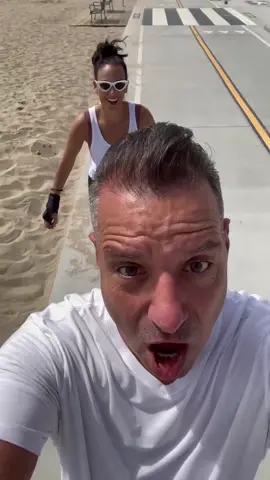 Skating in Santa Monica. @marcdamelio @heididamelio