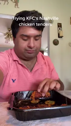 New Mukbang video on my YouTube channel very soon stay tune. #fyp #foryoupage #xyzbca #kfc#nashvillechicken #viral ￼￼#takeabite #springvibes #mukbang