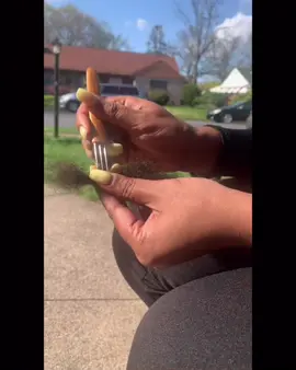 Making 100% human hair loc extensions #fyp #locs #locextension #handmade #tutorial #tiktokhair #oddlysatisfying