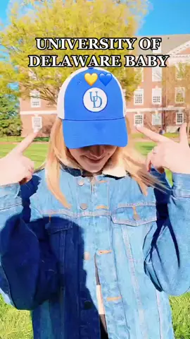 If you go to UDel DM me on Insta and let’s be besties!!! 💛💙 #greenscreen #universityofdelaware #college #ud #udel #fyp #foryou #transfer