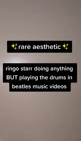 this will always be so funny to me #fyp #thebeatles #ringostarr #rareaesthetic