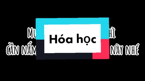 Những bạn nào mất gốc hóa cấp 2 cấp 3 đều nên xem qua nhé #studywithme #studyaccount #biquyetdodaihoc #hóa #nỗlực #mục_tiêu