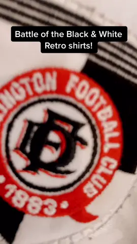 Choose your favourite retro shirt 🖤⚪️ #Retro #Football #NonLeague #FootballShirt #Darlington #Grantham #fyp