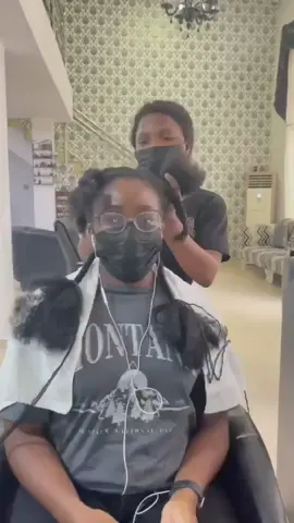 For each trip, I like to experiment with my hair and do a different Nigerian hairstyle. This is a funki-fied version of thread. #hair #hairstyles