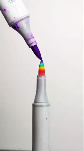 DIY Rainbow Marker🌈 #satisfying #draw #paint #painting #art #artwork #myart #craft #drawing #sketch