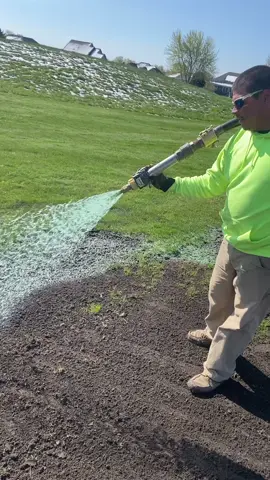 hydroseeding 🌳#workoutroutine