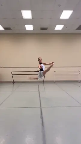 Loving my cute new leotard from @rezonanceathletics 🖤🤍😍 This leotard is dancer made and from all recycled materials! Check them out! #ballet #dance