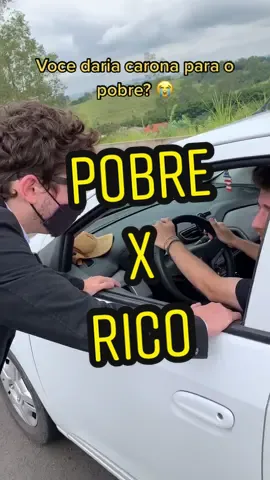 Você ajudaria o pobre? 😭 #amoraoproximo #testesocial